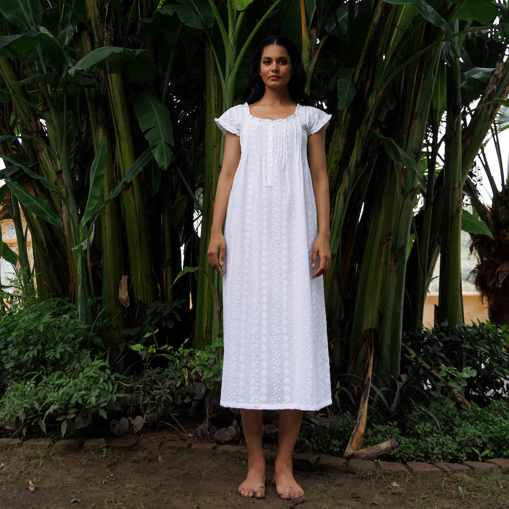 Prim and Co Dahlia Cap Sleeve Nightie